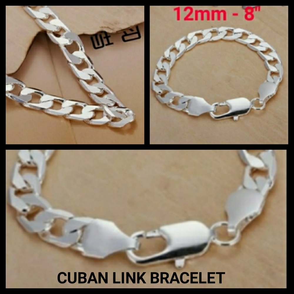 FINAL SALE 12mm Cuban Link Bracelet